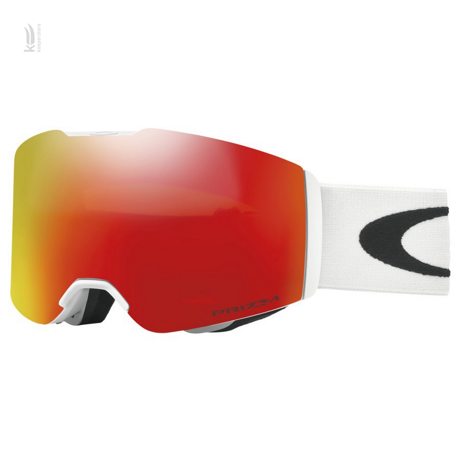 Лыжная маска для взрослых Oakley Fall Line Matte White / Prizm Torch Iridium
