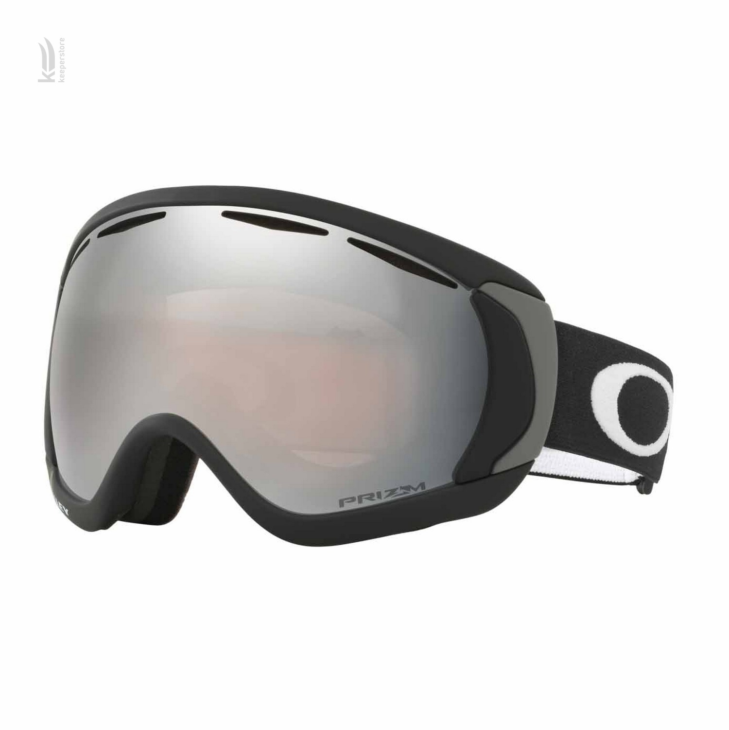 Лыжная маска с УФ защитой Oakley Canopy Matte Black / Prizm Black Iridium