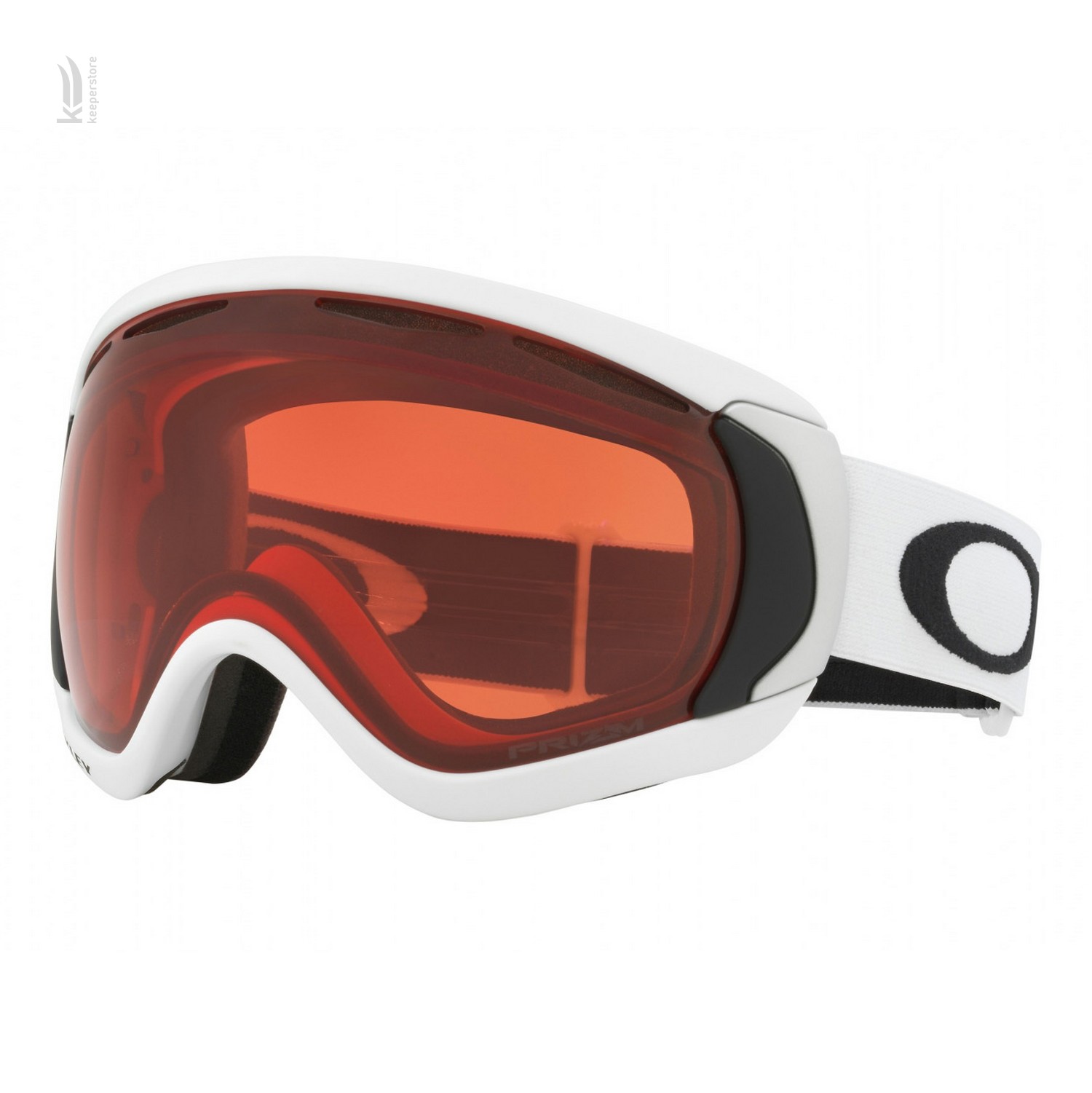 Лыжная маска с УФ защитой Oakley Canopy Matte White / Prizm Rose