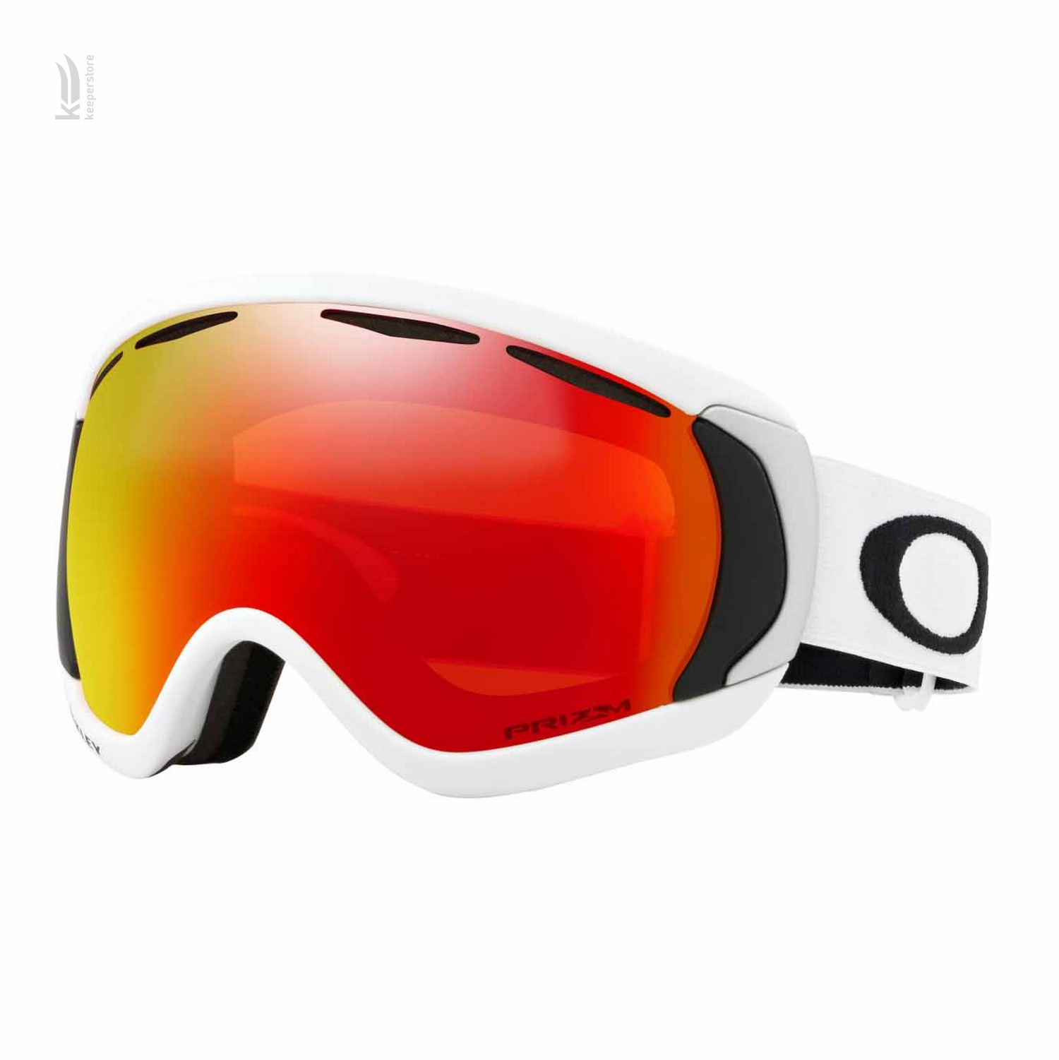 Лыжная маска с УФ защитой Oakley Canopy Matte White / Prizm Torch Iridium