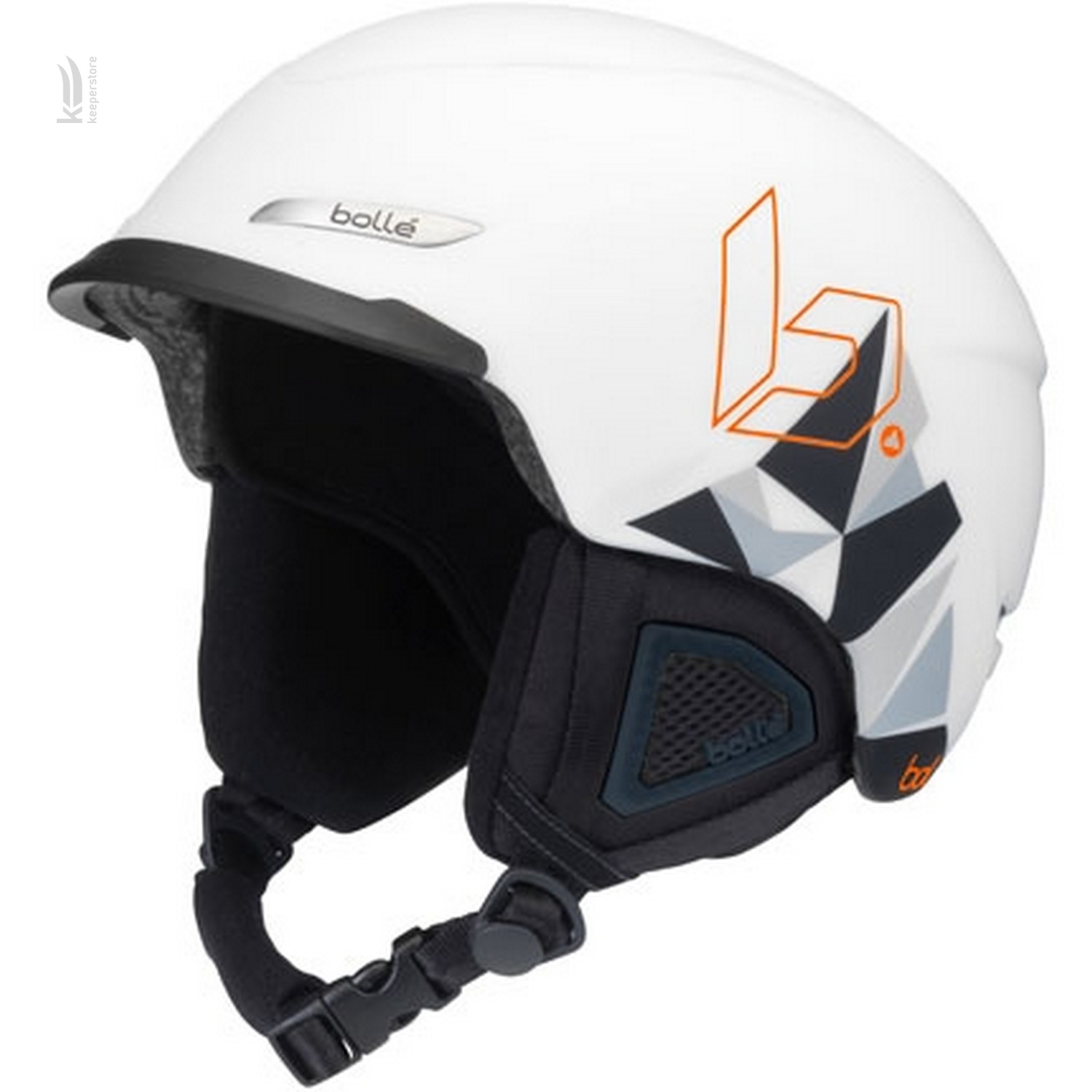 Шлем для сноубординга Bolle Beat Matte White Mountains