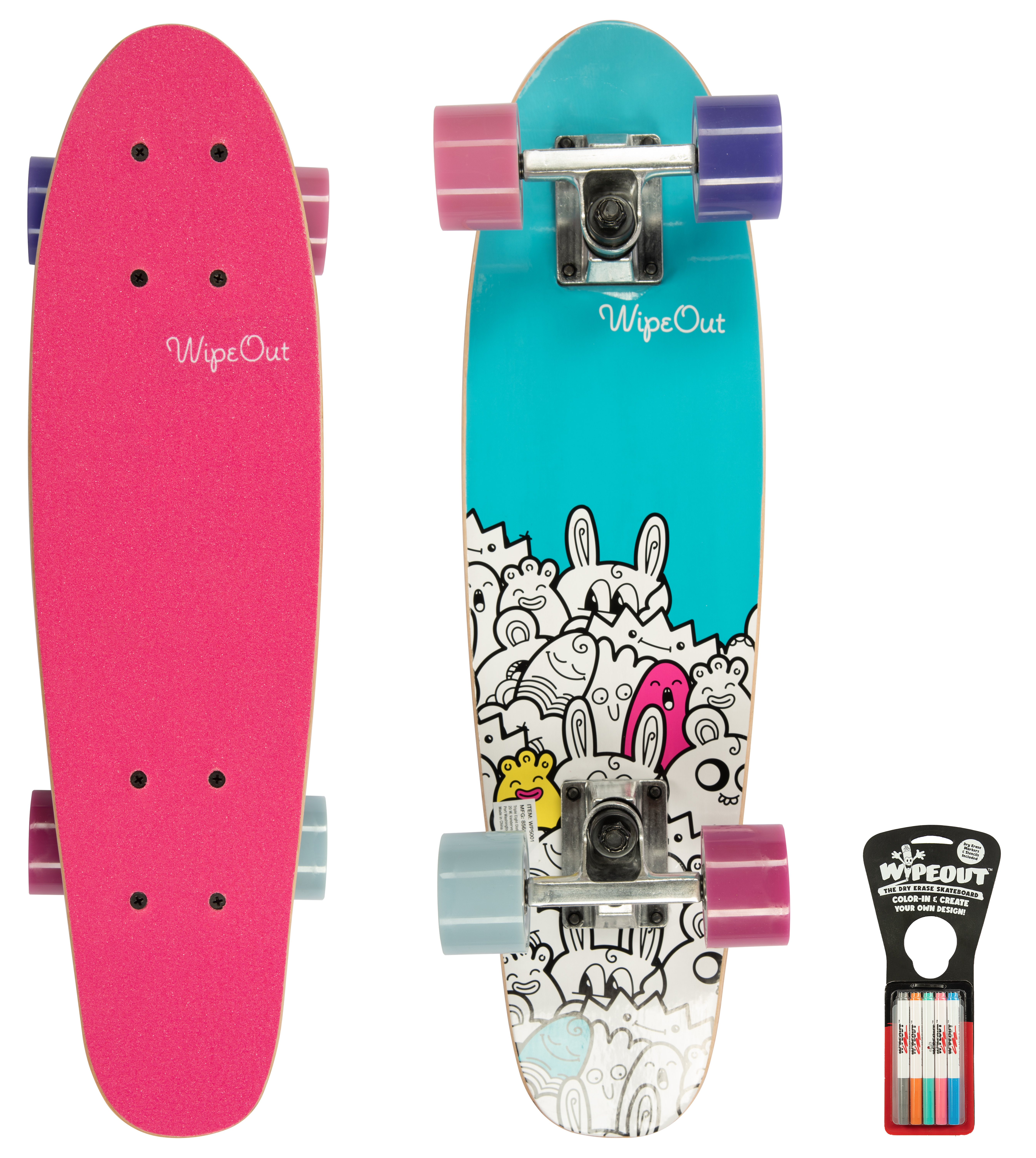 Скейты для новичков Wipeout Skateboard Monsters