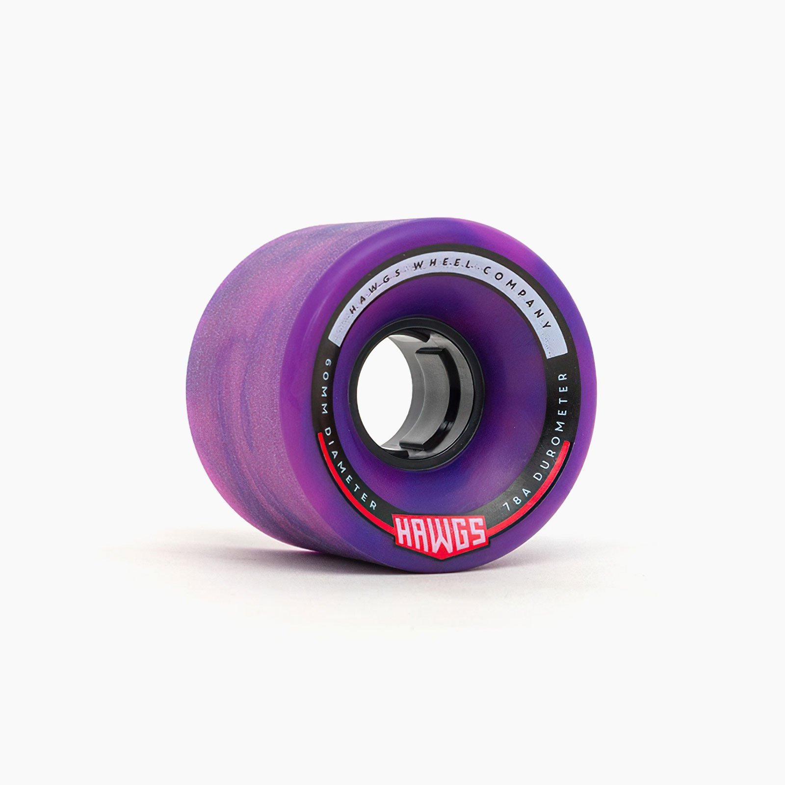 Колесо для скейта и лонгборда Landyachtz 60mm Chubby Purple Pink Hawgs