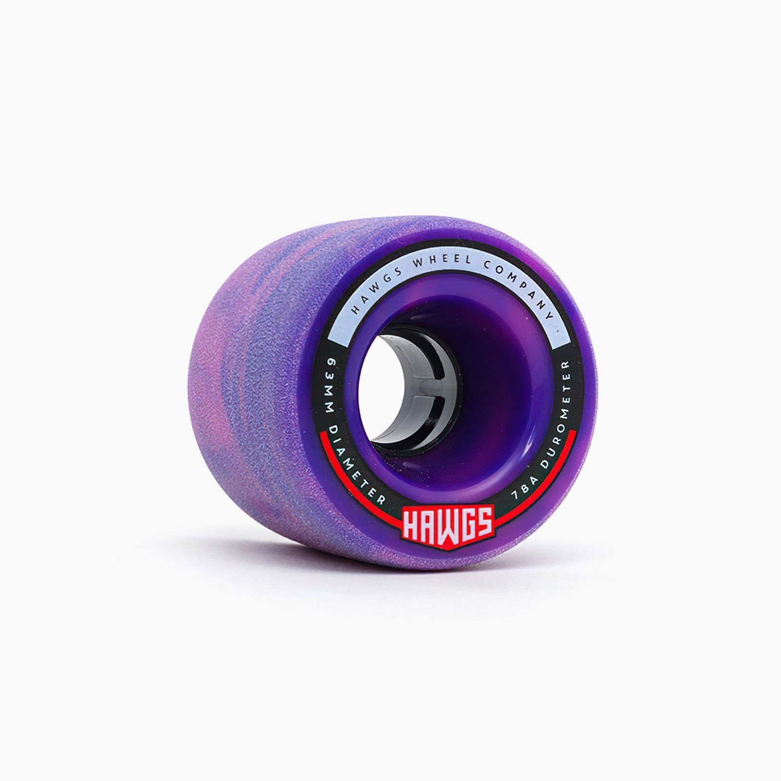 Колесо для скейту і лонгборду Landyachtz Fatty Hawgs Pink/Purple 63Mm - 78A