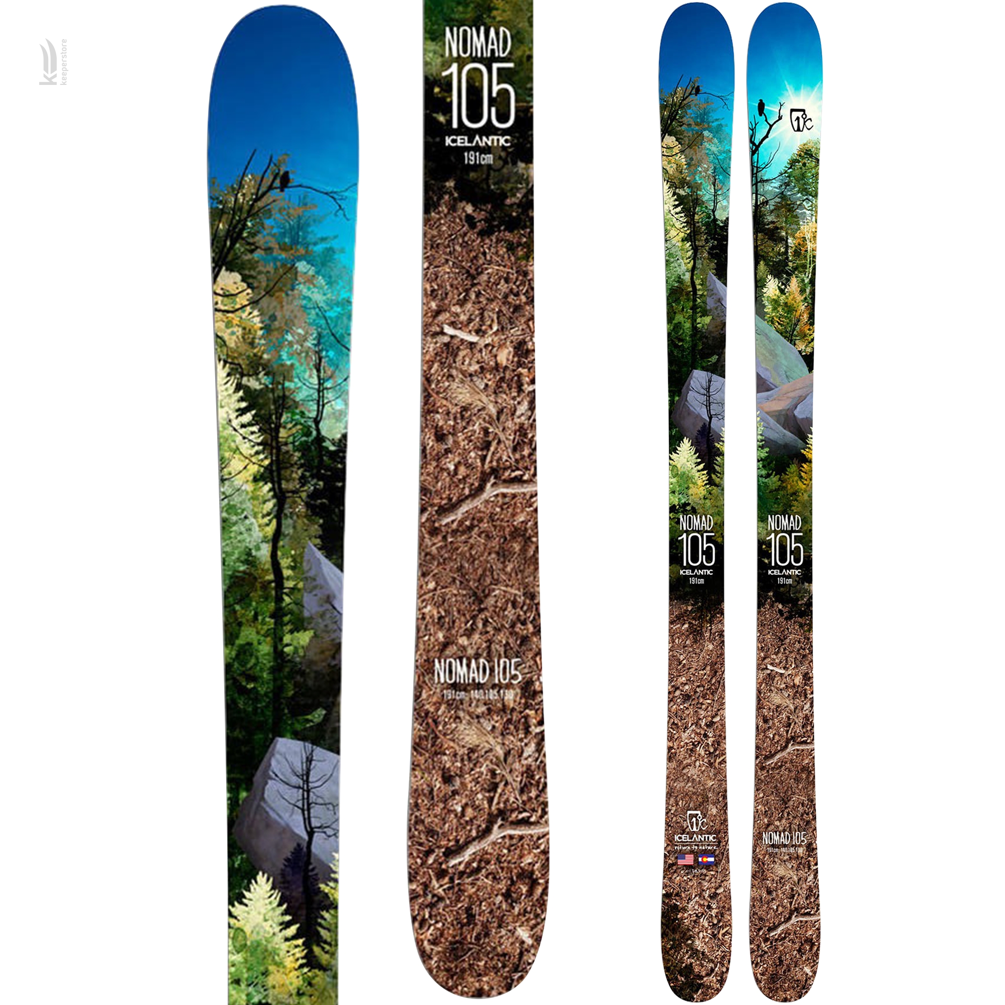 ᐈ Icelantic Nomad 105 2018/2019 купити по ціні 24 046 грн. в