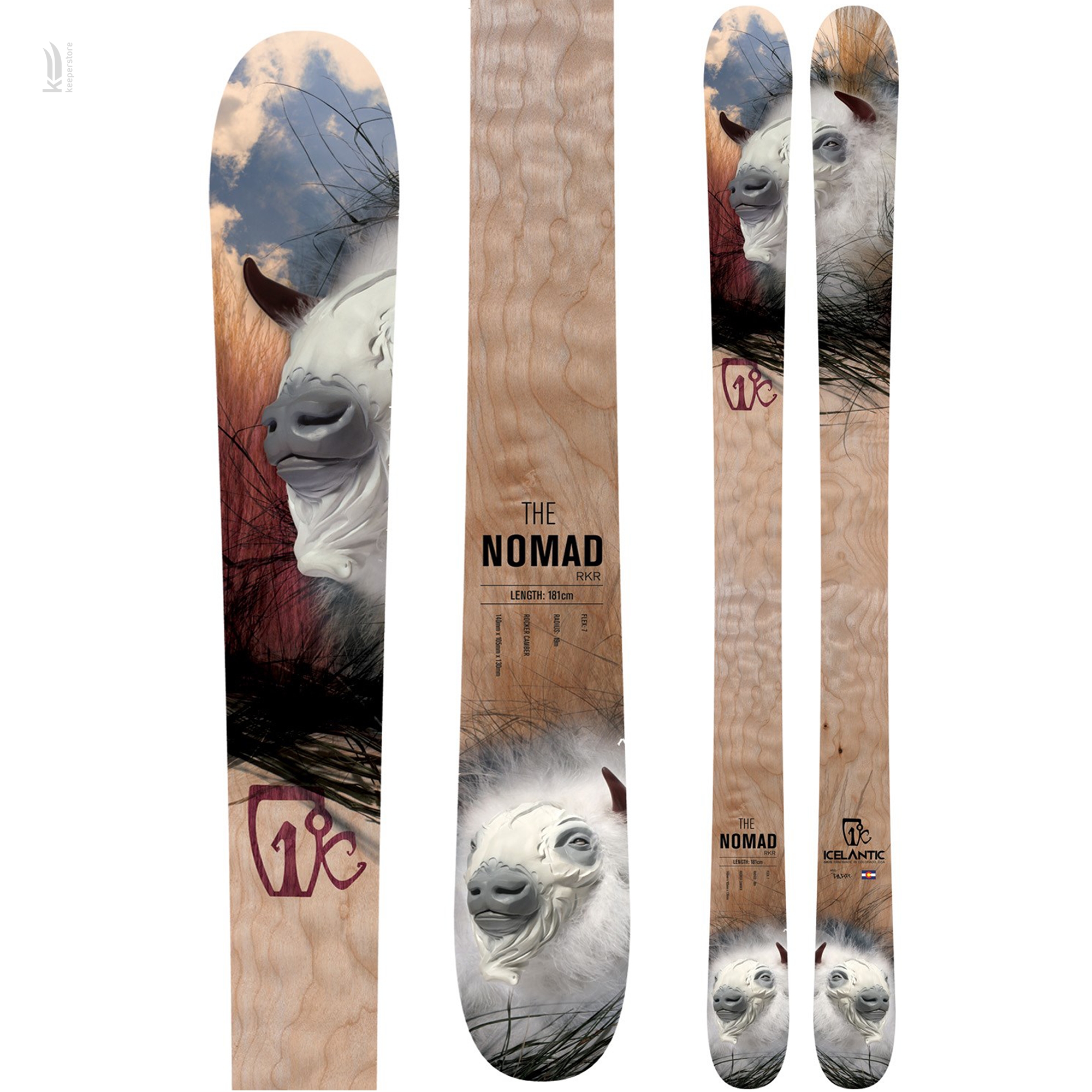 Лыжи для фрирайда Icelantic Nomad RKR 2014/2015