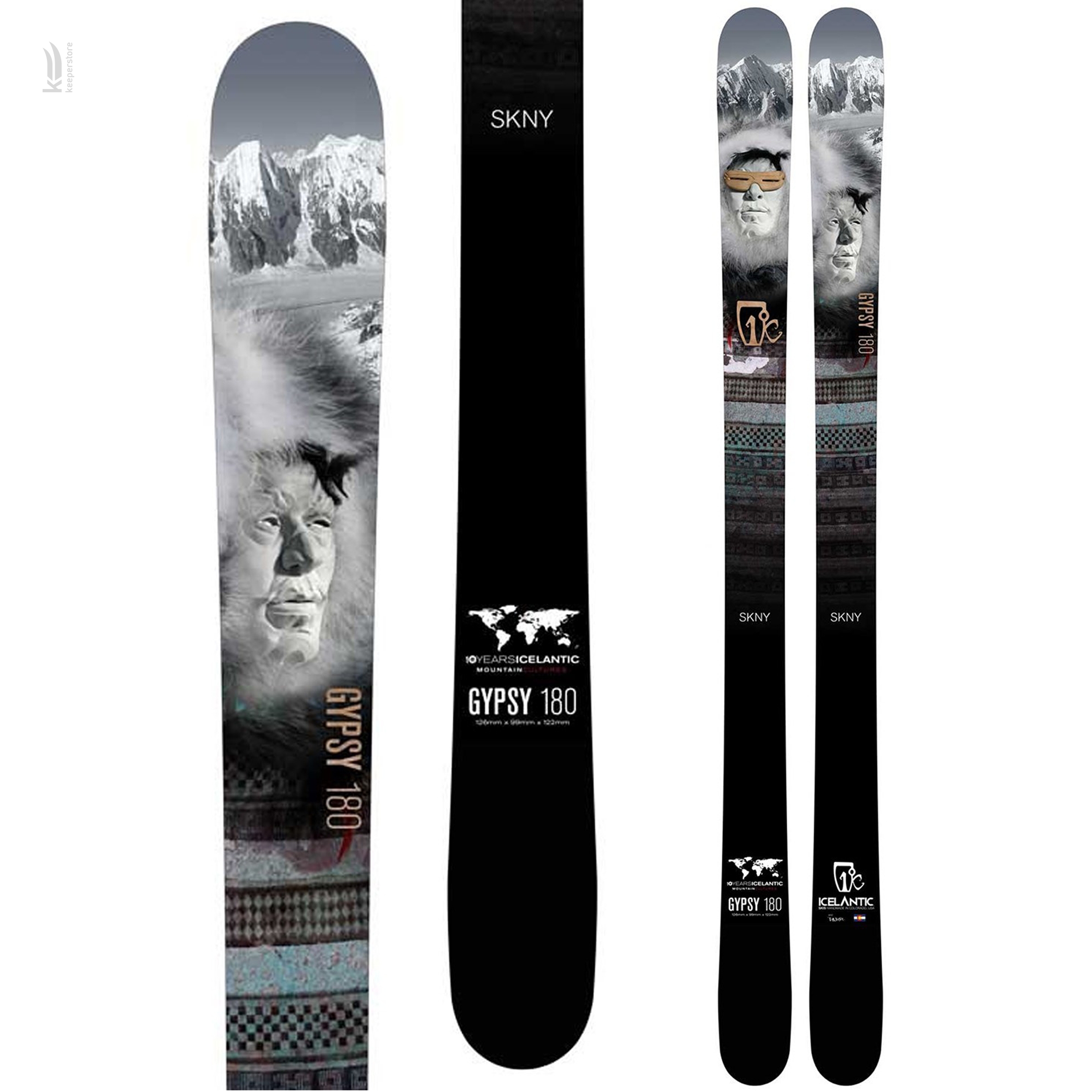 Универсальные лыжи Icelantic Gypsy SKNY 2015/2016 180cm