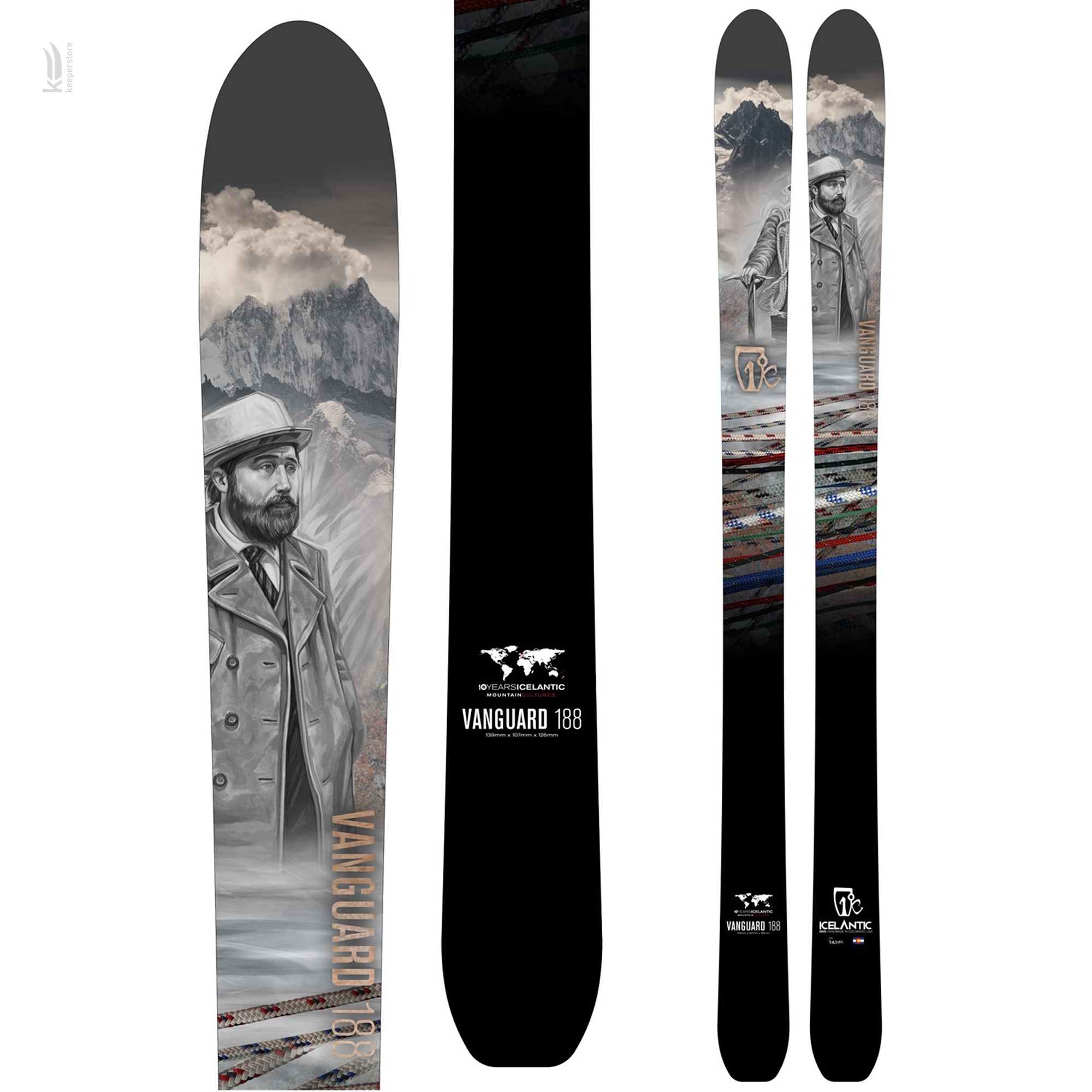 Мужские лыжи Icelantic Vanguard 107 2015/2016 188cm