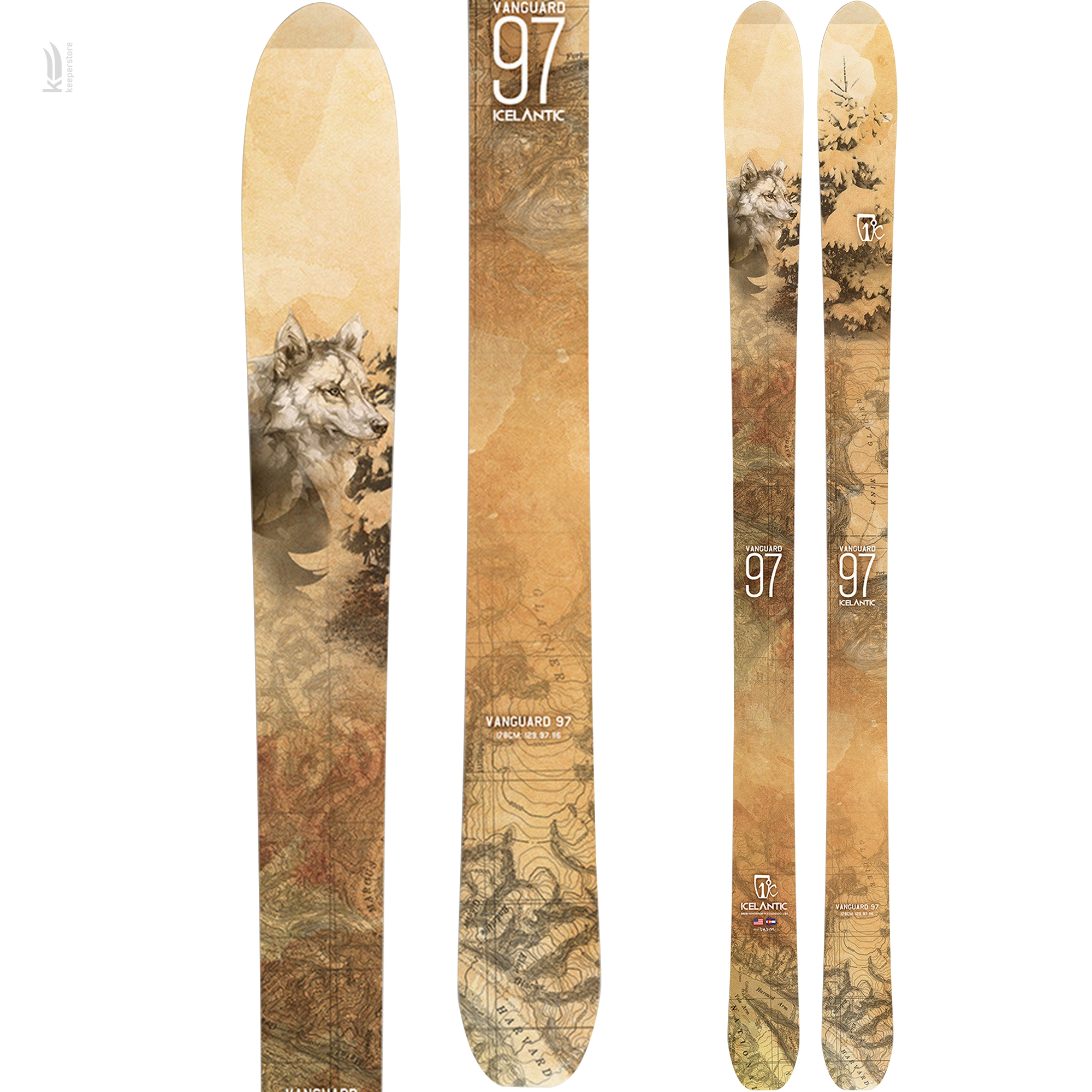 Горные лыжи Icelantic Vanguard 97 2016/2017 178cm
