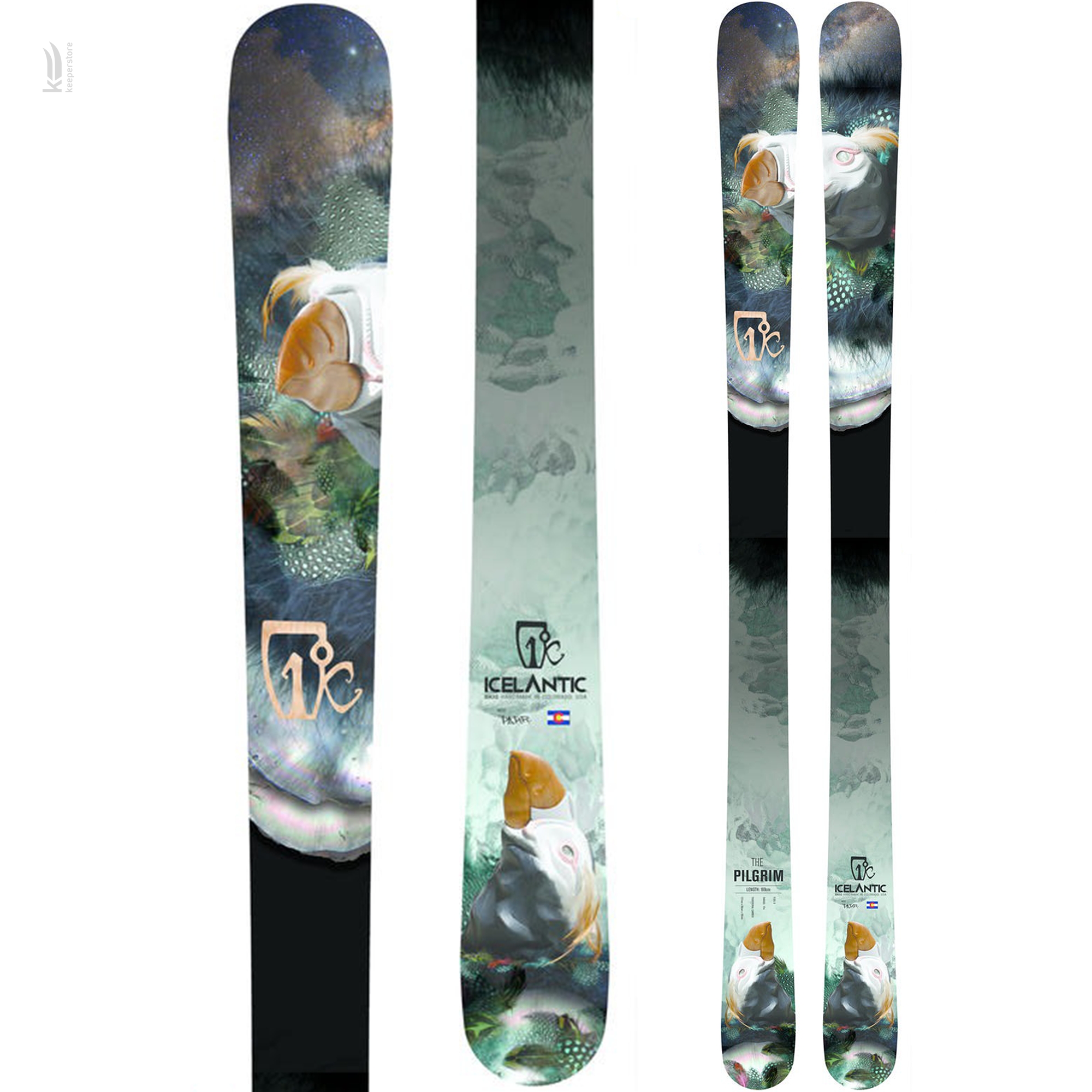 Лыжи для новичков Icelantic Pilgrim 90 2014/2015 169cm