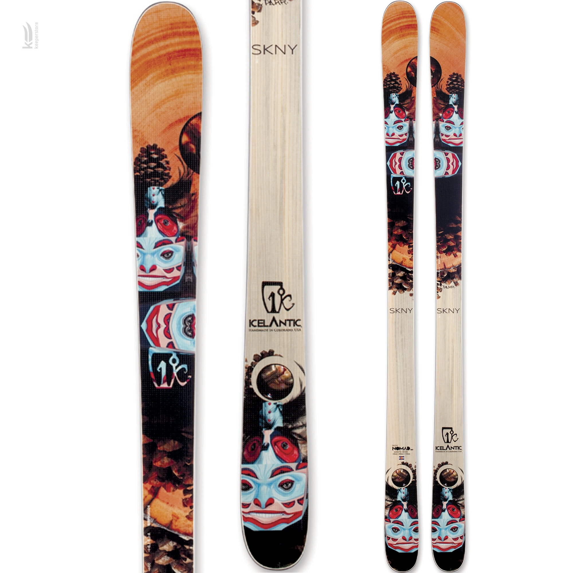 Лыжи без креплений Icelantic Nomad RKR SKNY 85 2013/2014 181cm