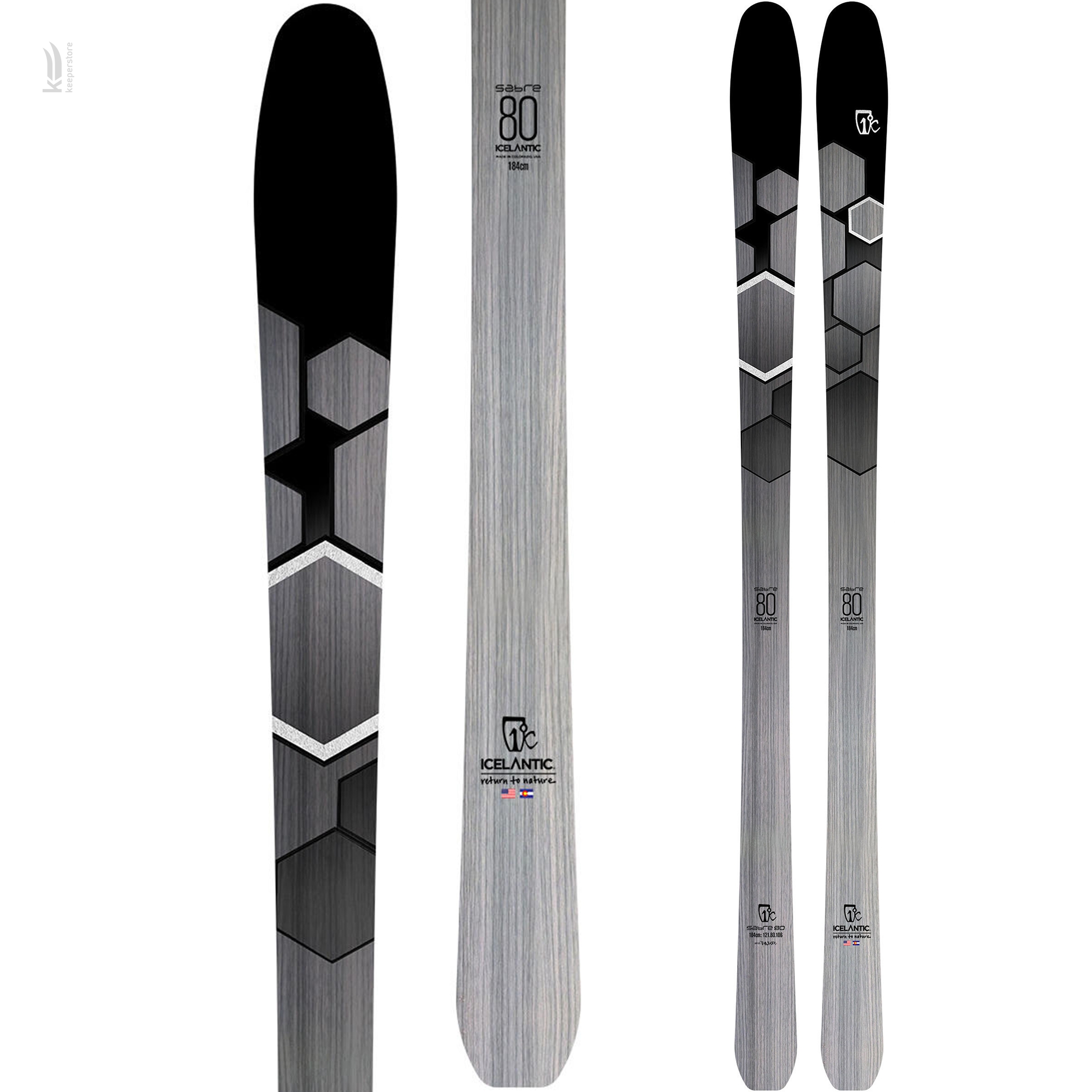 Лыжи для новичков Icelantic Sabre 80 2019/2020 174cm