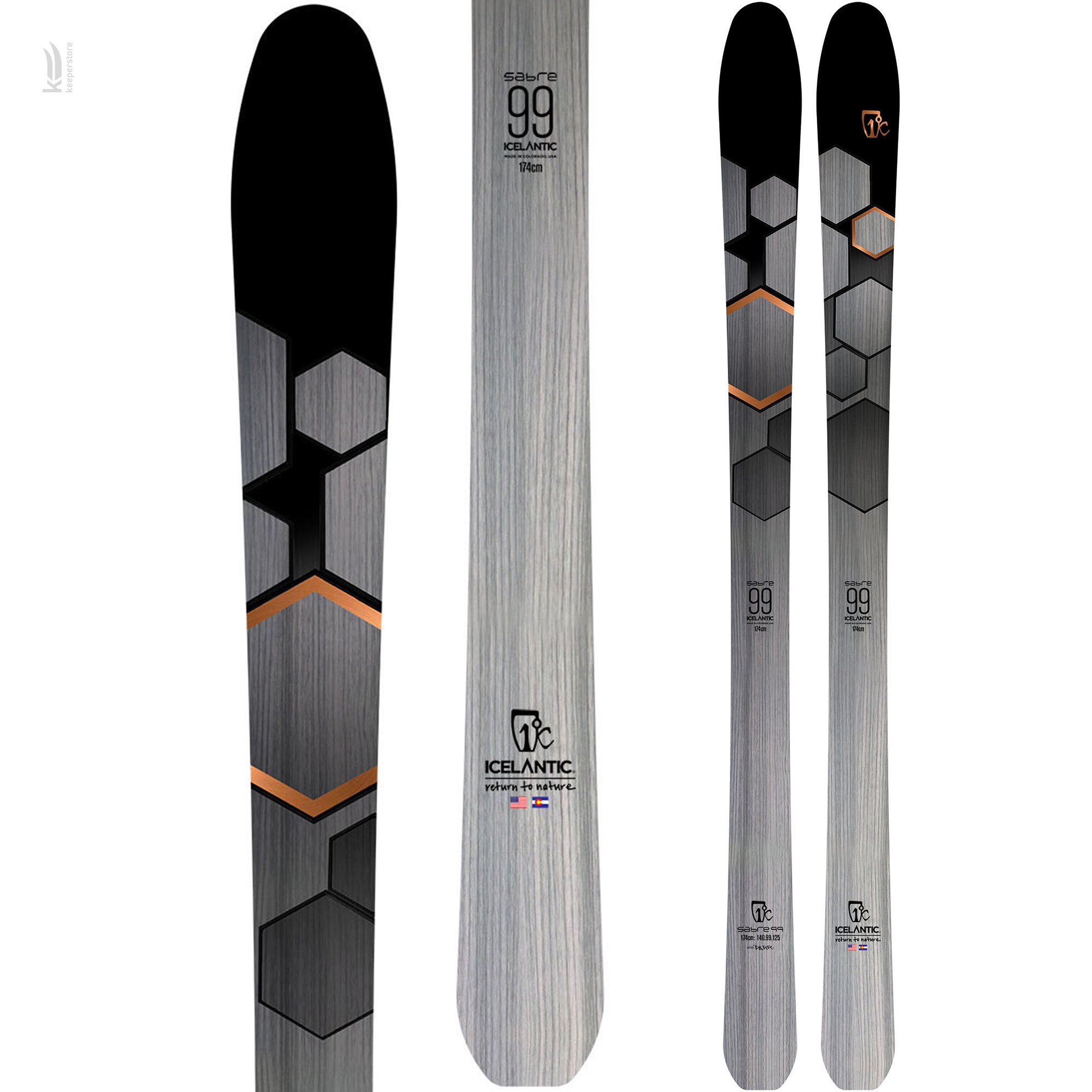 Лыжи для новичков Icelantic Sabre 99 2019/2020 174cm