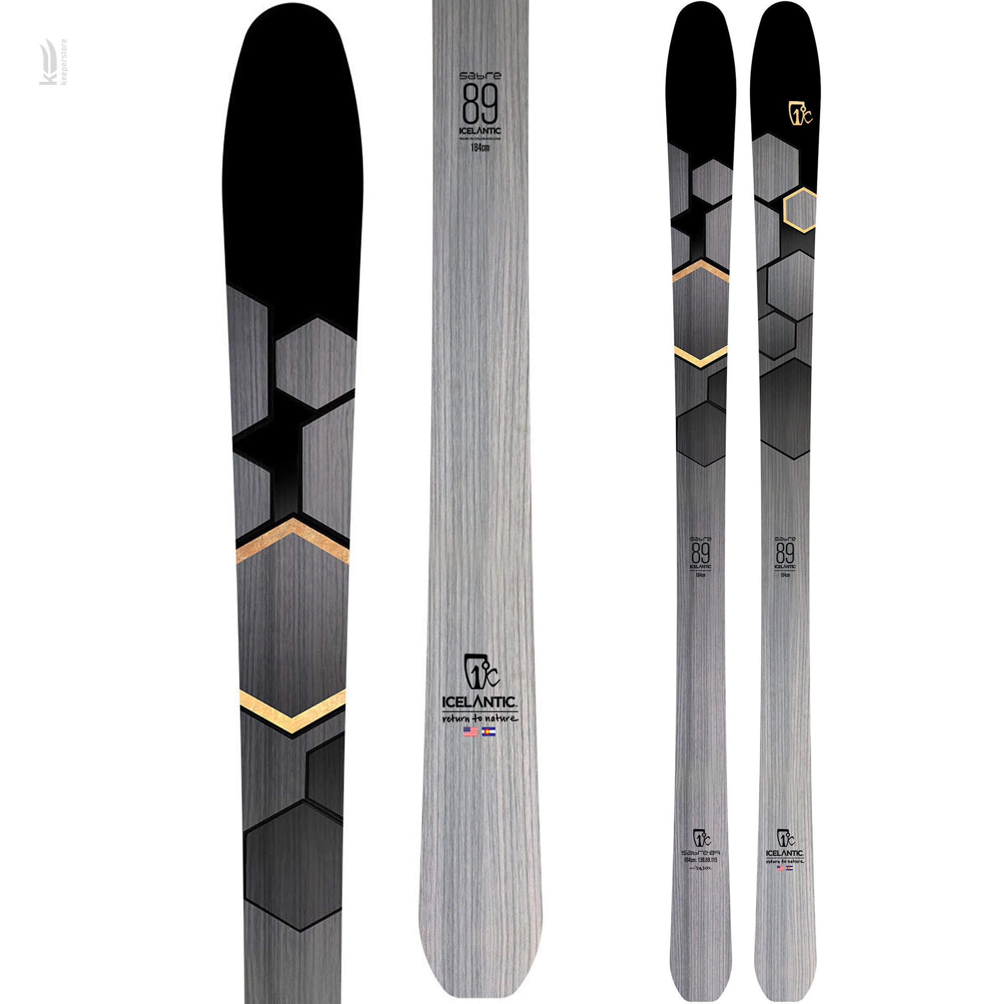 Лыжи для новичков Icelantic Sabre 89 2019/2020 174cm