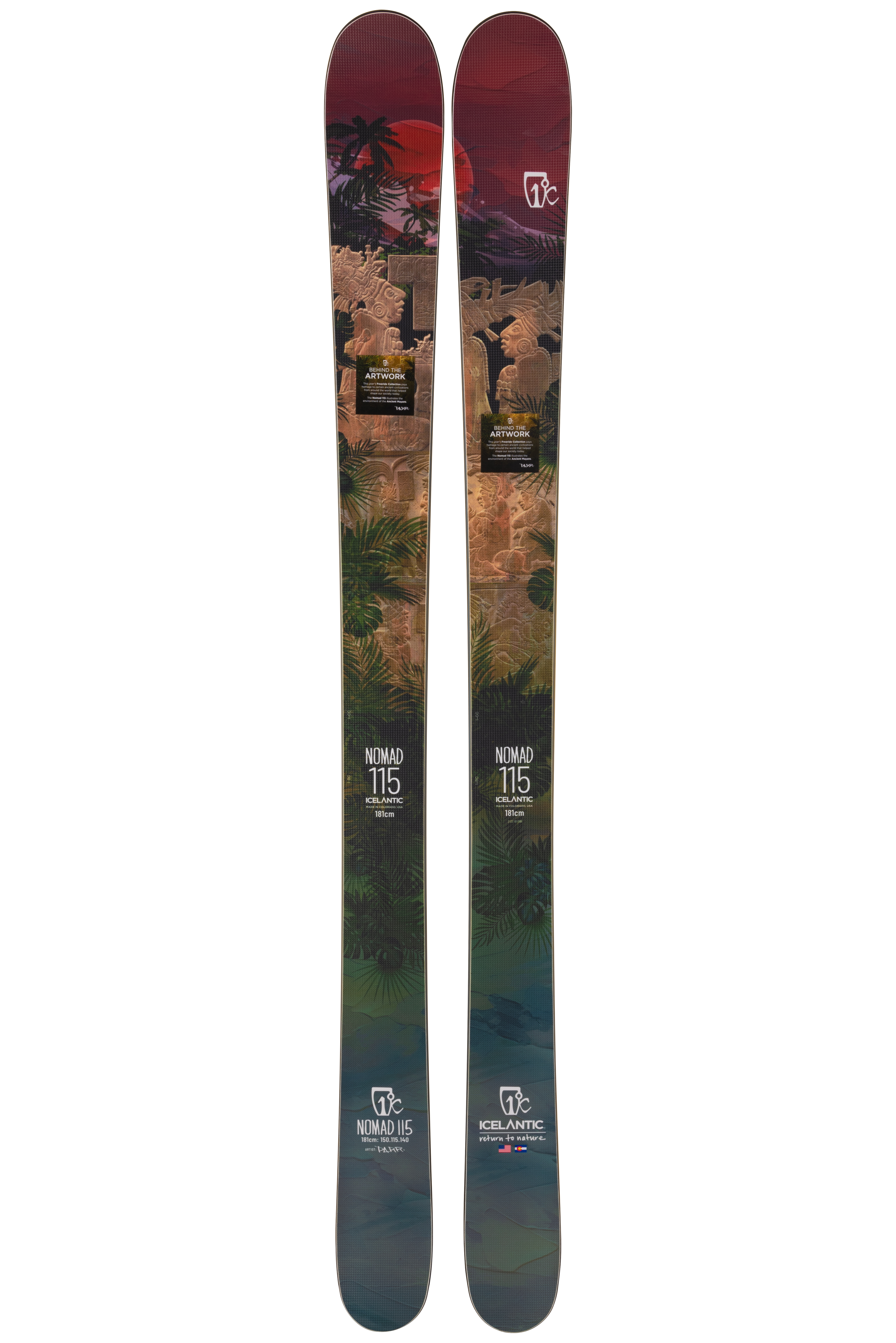 Инструкция женские лыжи Icelantic Nomad 115 2021/2022 181cm