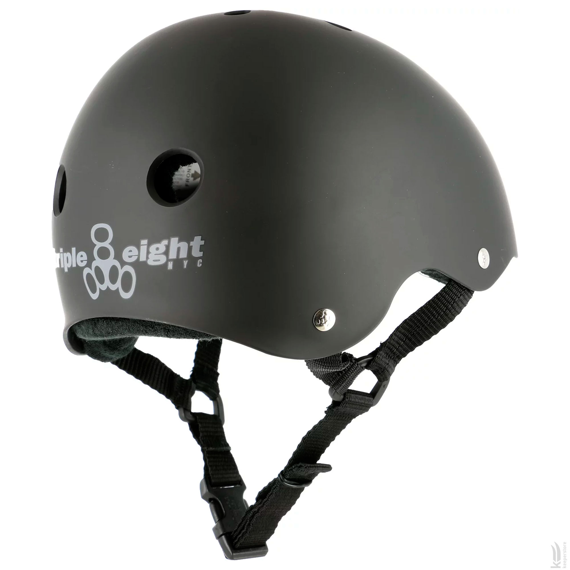 продаємо Triple8 Sweatsaver Helmet Black All /Black (L) в Україні - фото 4