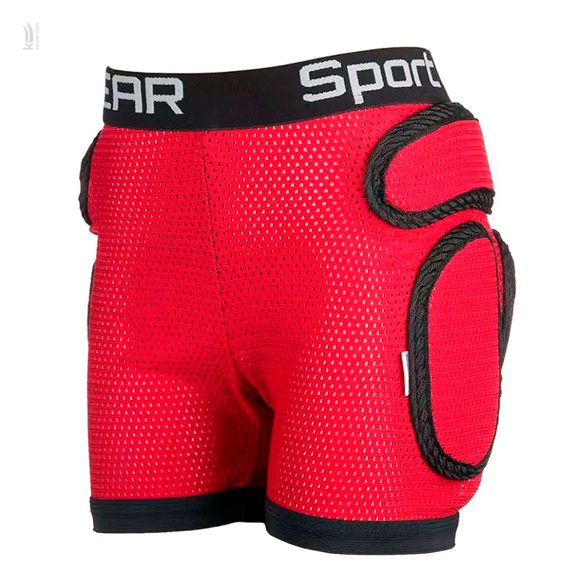 Спортивные шорты защитные Sport gear Red (3XS)
