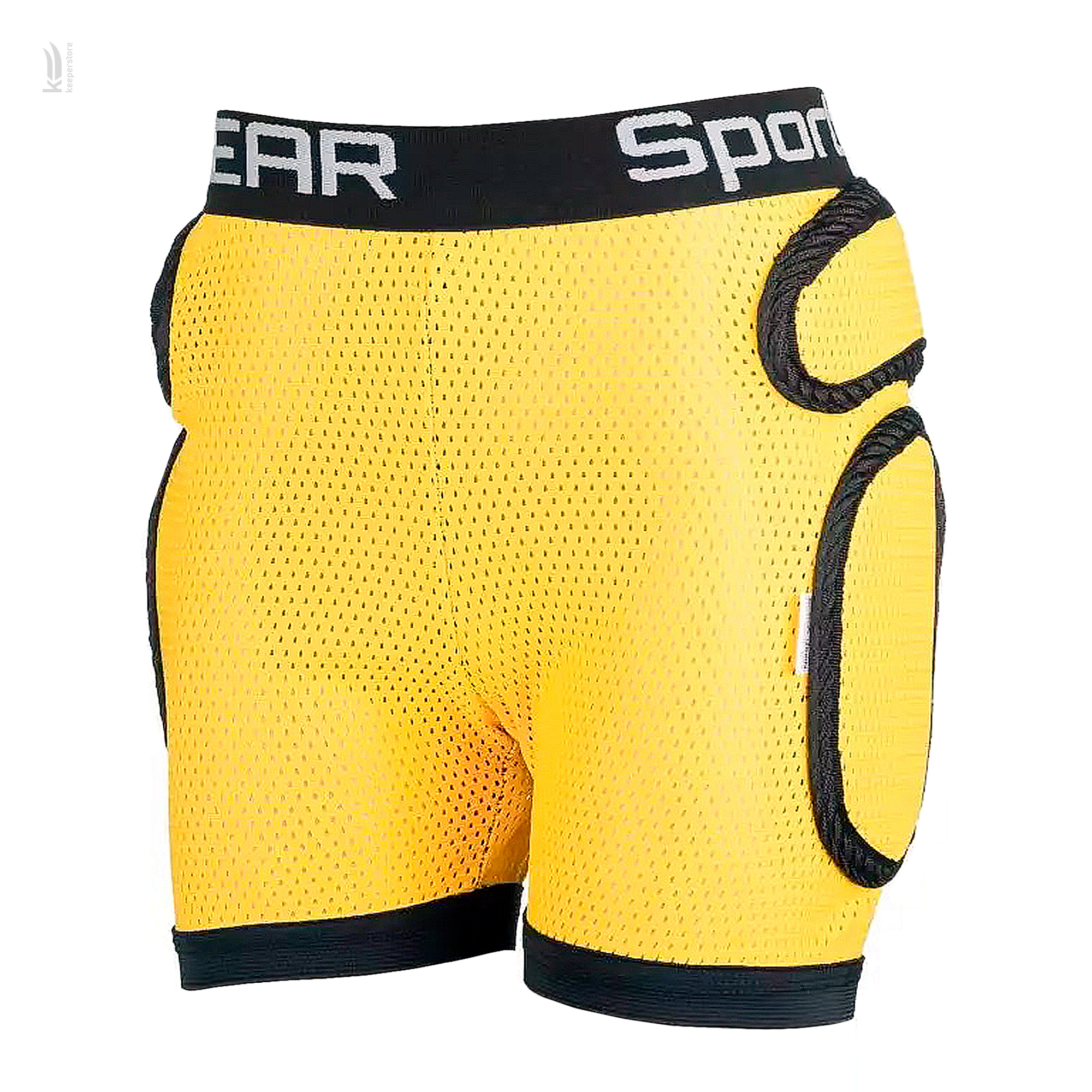 Спортивные шорты защитные Sport gear Yellow (4XS)