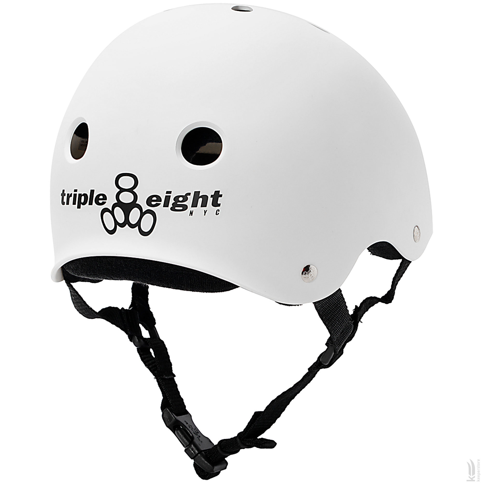 Шлем Triple8 Sweatsaver White Rubber (M) цена 1552.50 грн - фотография 2