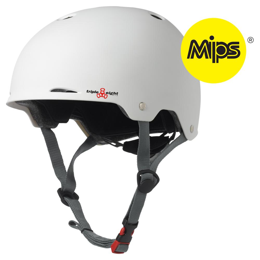 Шлем с светоотражателем Triple8 GOTHAM MIPS White Matte (S/M)