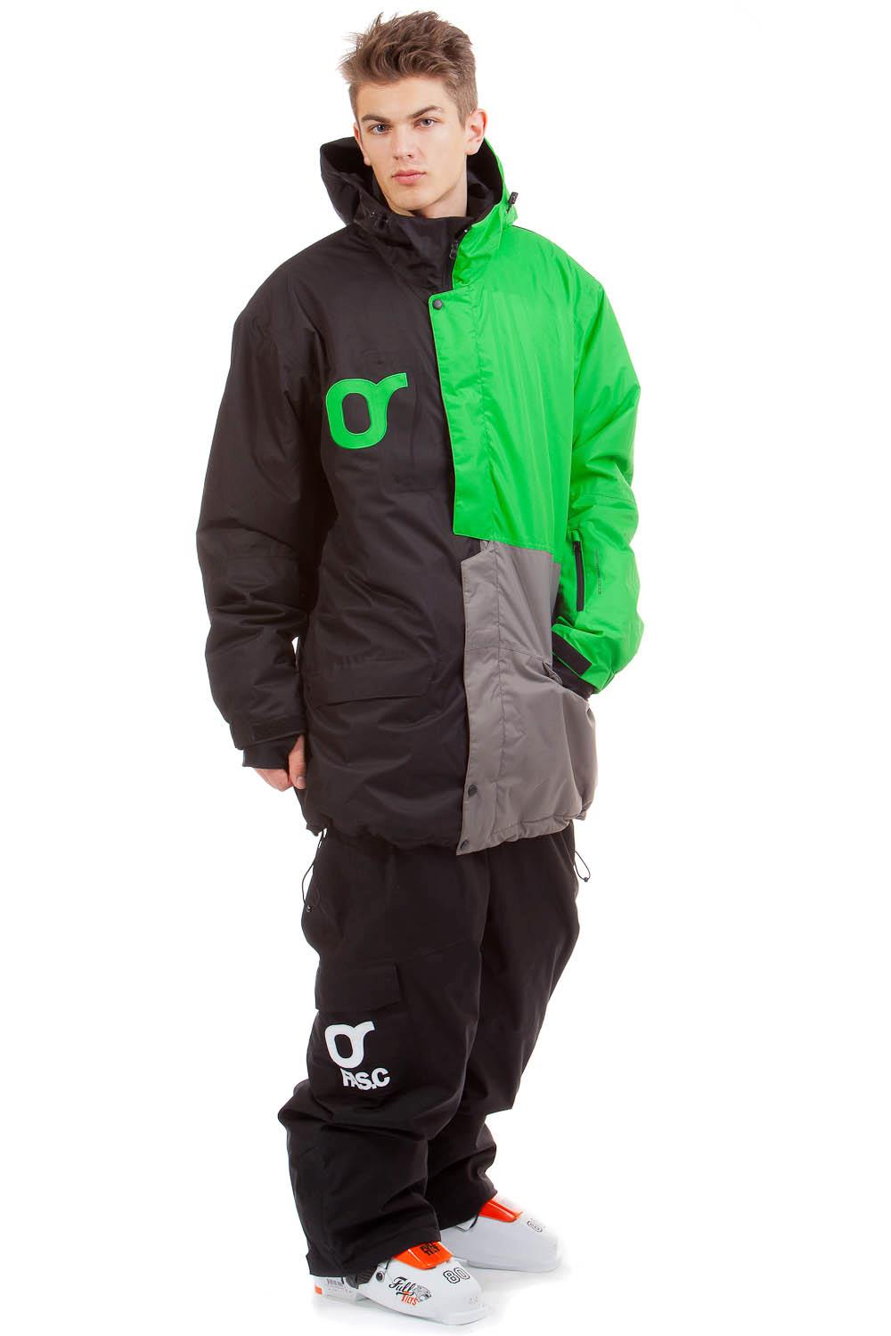 Чоловіча куртка для сноуборду Fasc Falco Green (XXL)