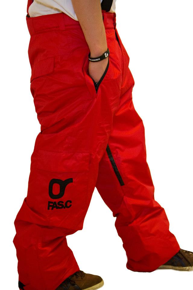 Штаны из полиэстера Fasc Monarch Red Pants (XL)