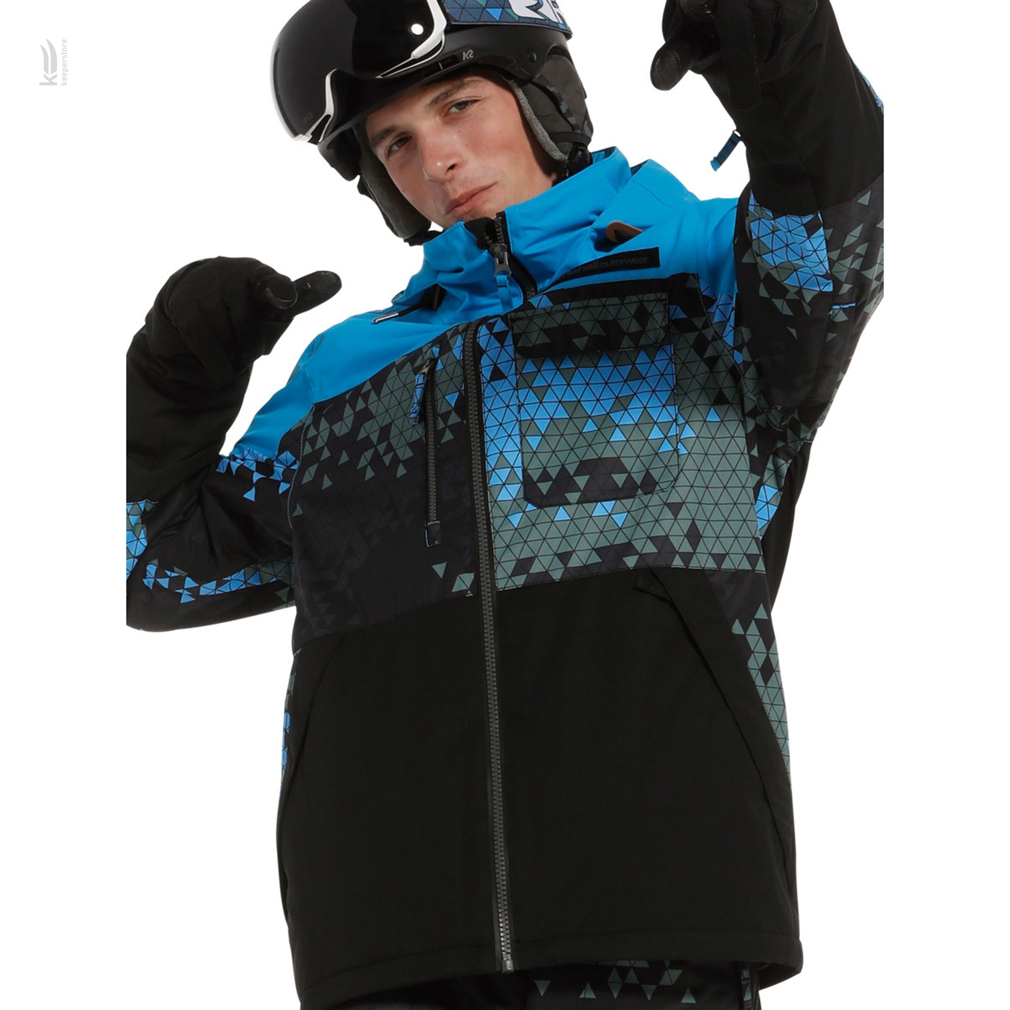 Куртка с вентиляцией Rehall BEAVER-R Anorak Mens Diamond Ultra Blue (XL)