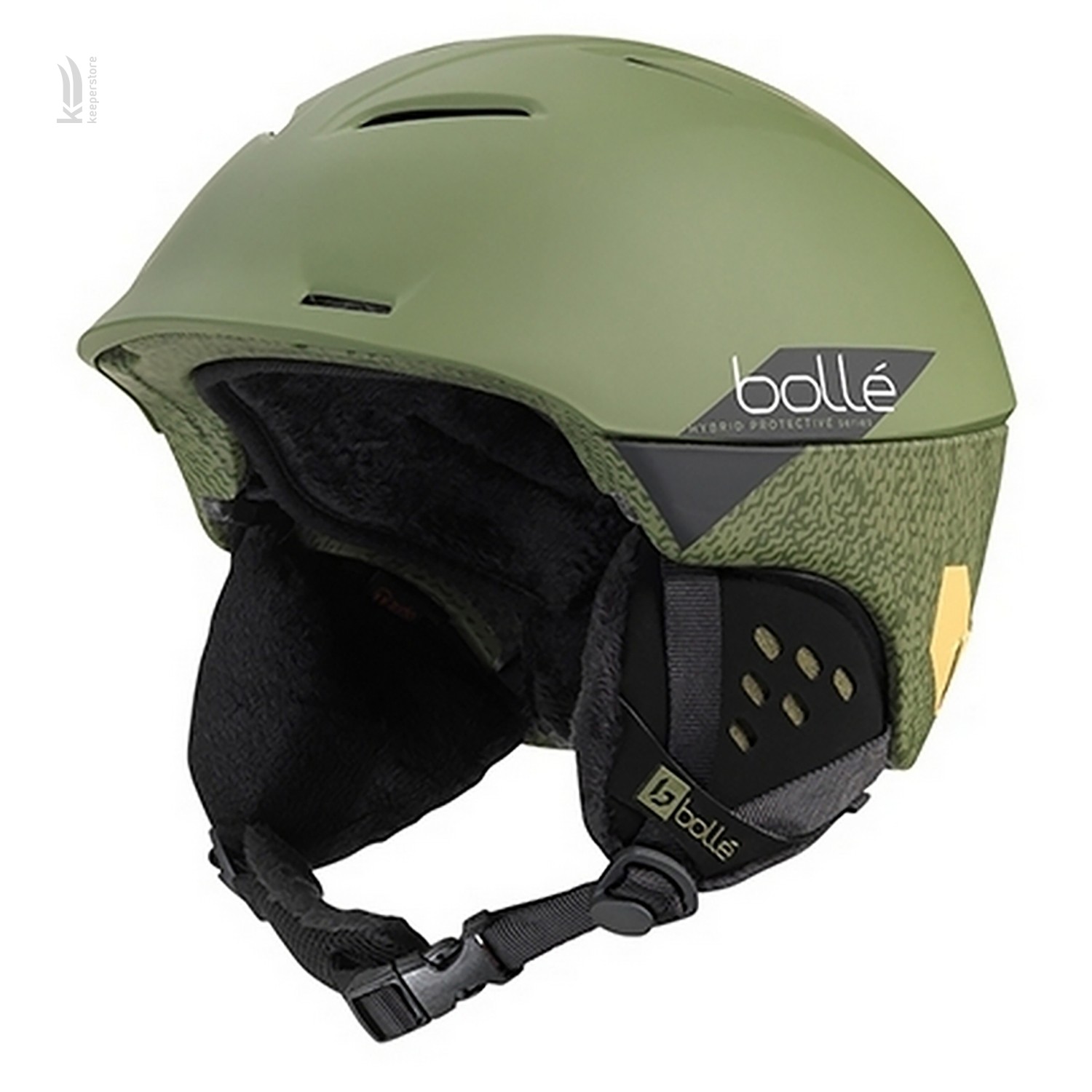 Шлем горнолыжный Bolle Synergy Soft Khaki Slash (M)