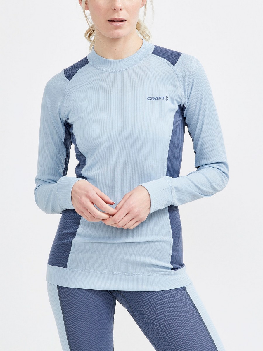 Craft Core Dry Baselayer Set Woman Saphire/Sulfur (XS) - фото 7 Комплект термобелья Craft Core Dry Baselayer Set Woman Saphire/Sulfur (XS) характеристики - фотография 7