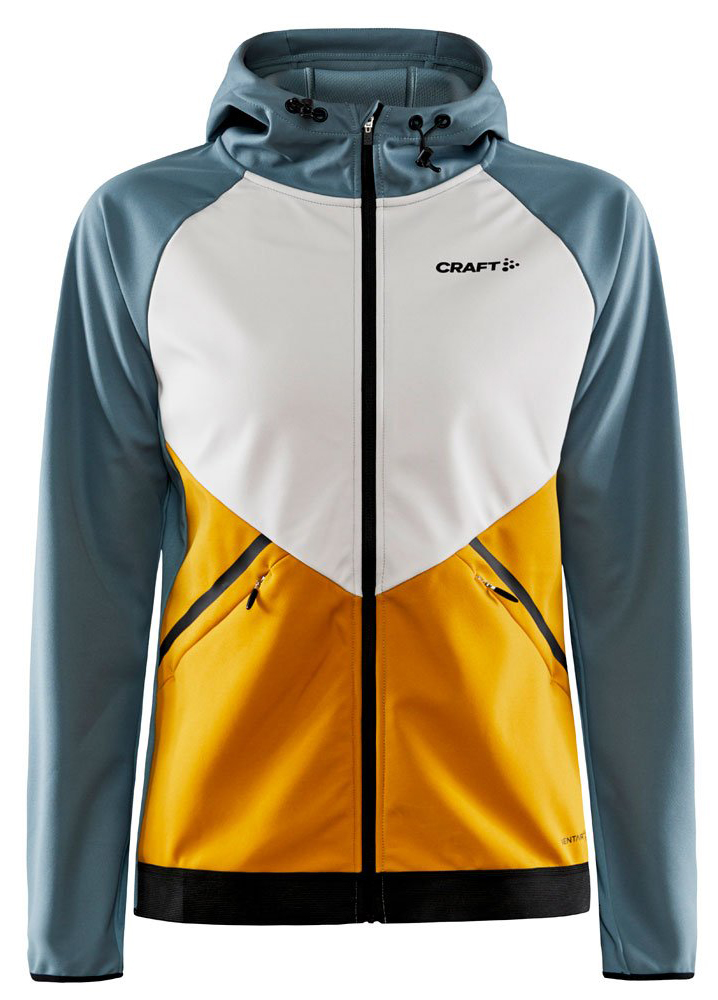 Куртка XS размера Craft Glide Hood Jacket W Trooper/Tawny (XS)