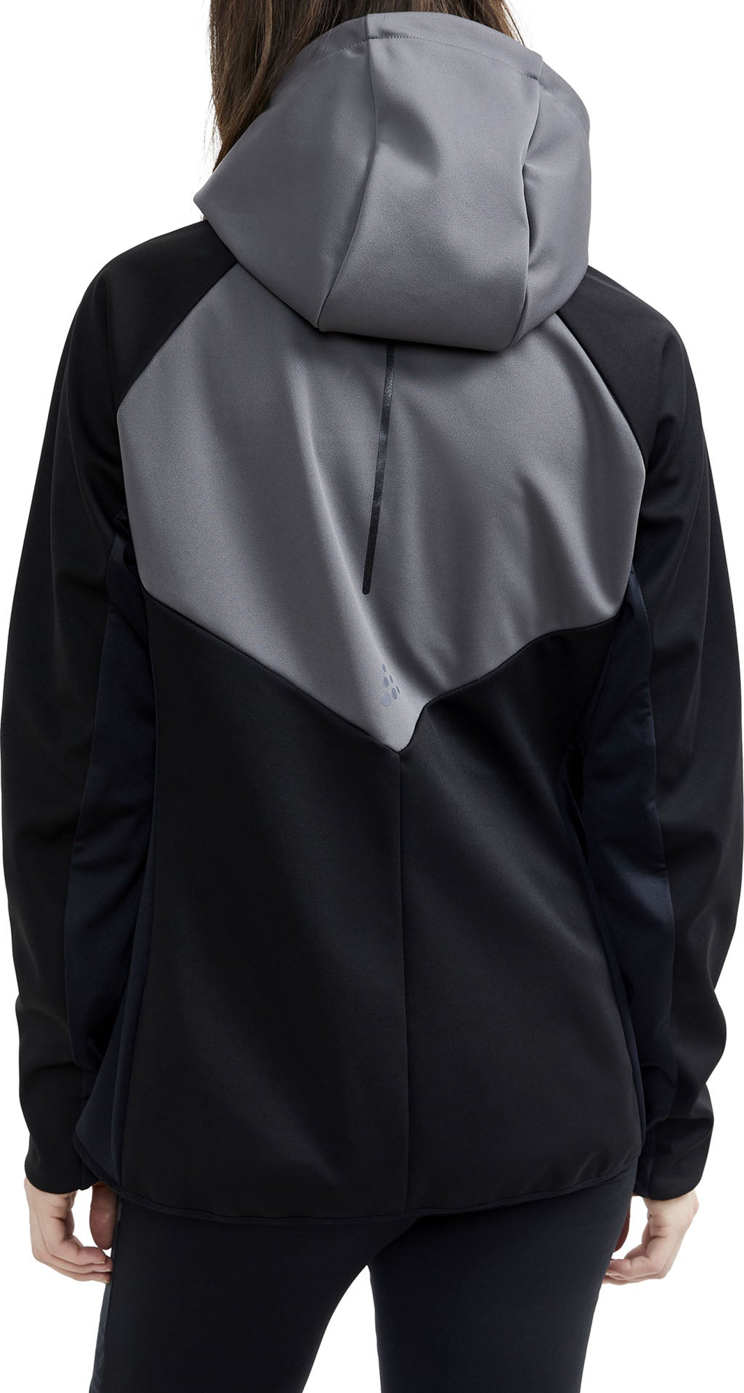 Куртка Craft Glide Hood Jacket W Black/Granite (L) отзывы - изображения 5