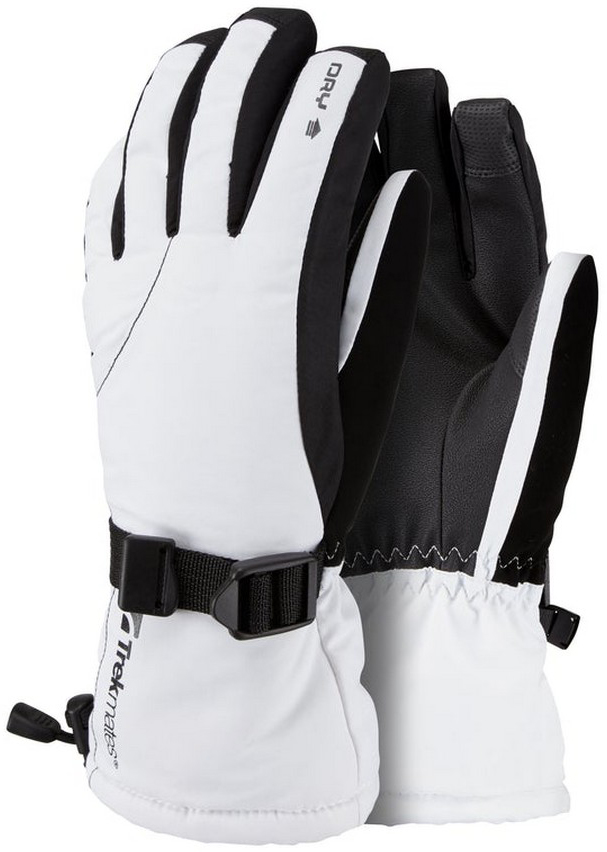 Женские перчатки Trekmates Mogul Dry Glove Womens TM-003752 white/black - L