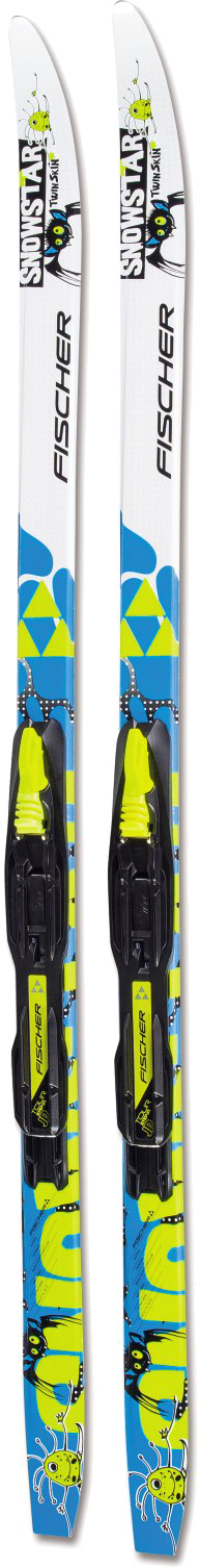Лыжи для новичков Fischer Twin Skin Snowstar IFP 120 см