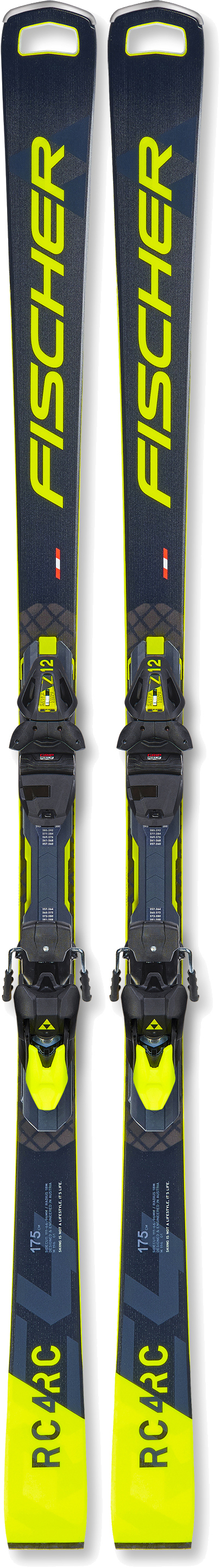 Лыжи для подготовленного склона Fischer RC4 WC RC M-Track + T20220 170 см