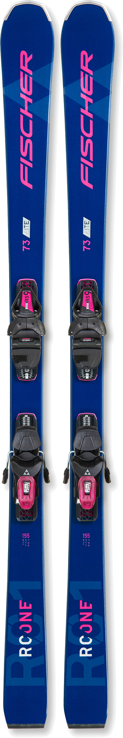 Универсальные лыжи Fischer RC ONE LITE 73 Slr  + RS 9 SLR, T51321 148 см