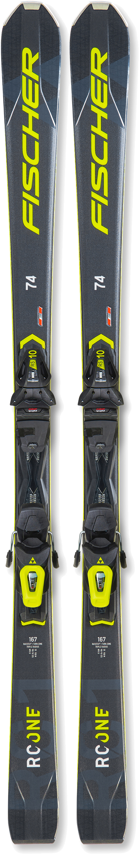 Лыжи для подготовленного склона Fischer RC ONE 74 AR + RS 10 PR T40821 153 см
