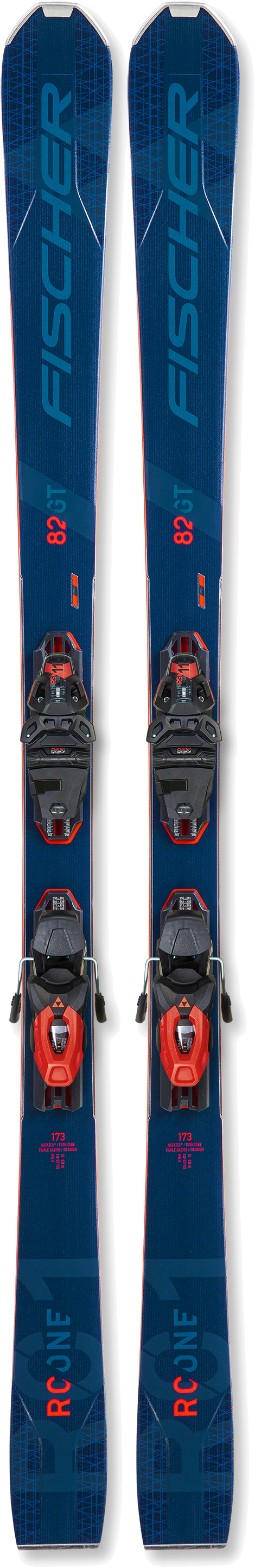 Лыжи для подготовленного склона Fischer RC ONE 82 GT TPR + RSW 11 PR T40521 173 см