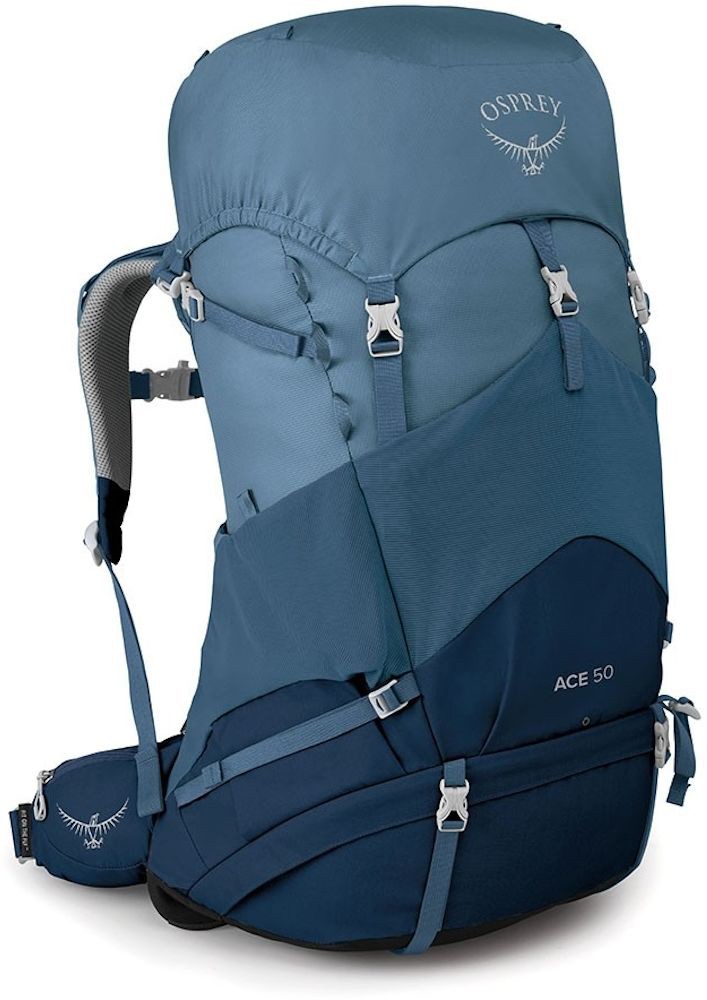 Нейлоновый туристический рюкзак Osprey Ace 50 Blue Hills
