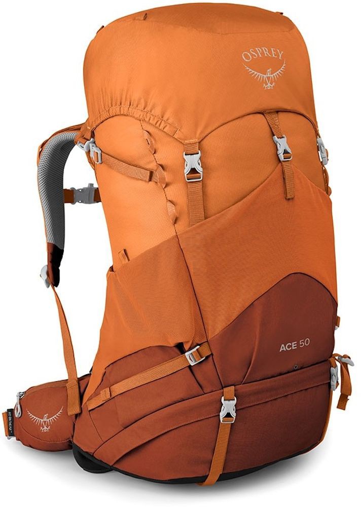 Характеристики туристический рюкзак на 50 литров Osprey Ace 50 Orange Sunset