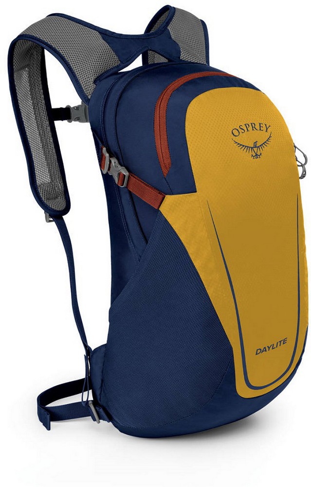 Нейлоновый туристический рюкзак Osprey Daylite 13 (2020) Honeybee Yellow/Deep Sea Blue