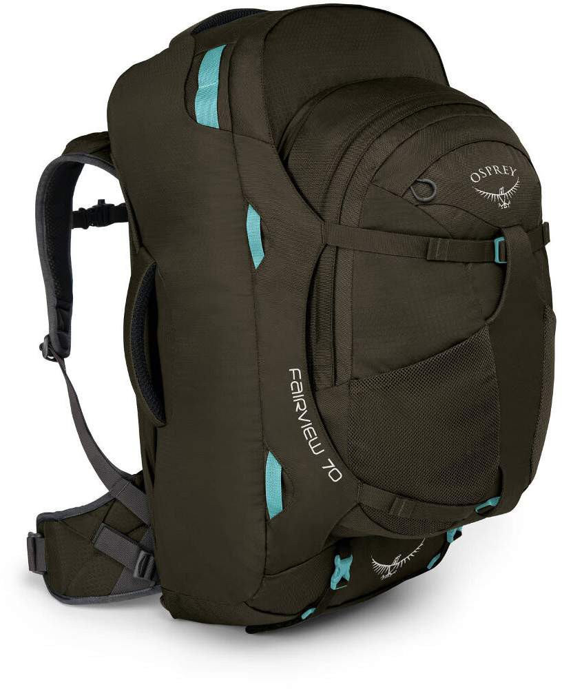 Туристический рюкзак с отделением для ноутбука Osprey Fairview 70 Misty Grey - WS/WM
