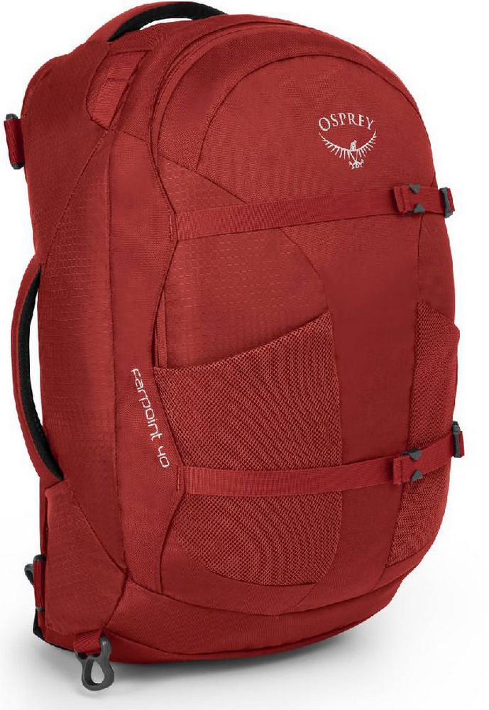 Туристический рюкзак с отделением для ноутбука Osprey Farpoint 40 Jasper Red - M/L
