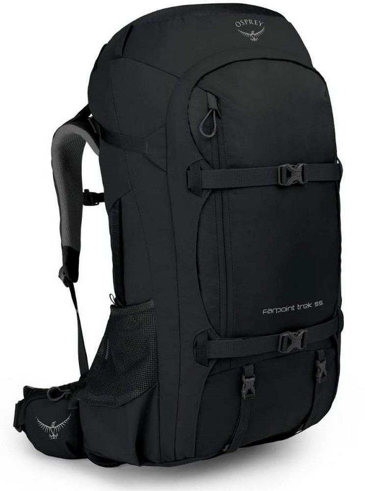 Черный рюкзак Osprey Farpoint Trek 55 Black