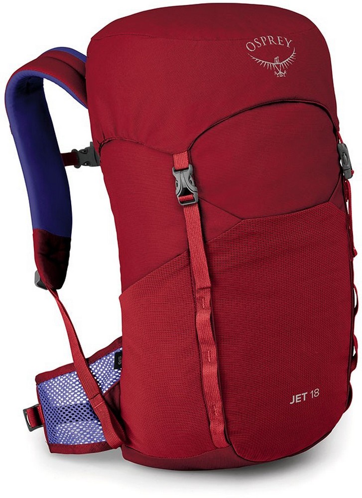 Рюкзак с вентиляцией спины Osprey Jet 18 Cosmic Red