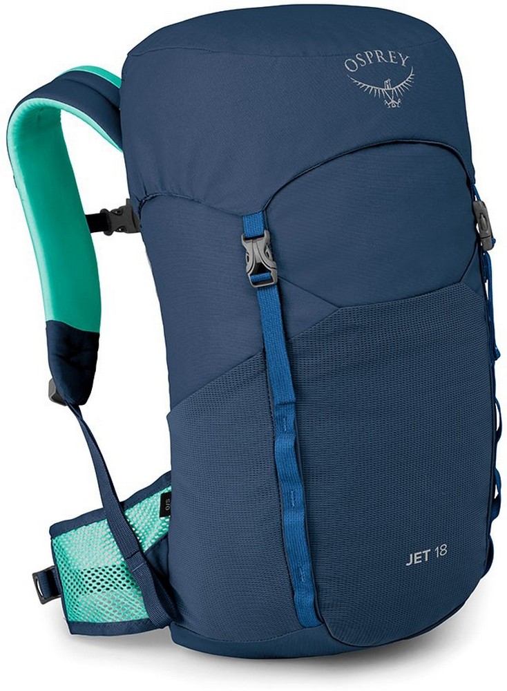 Рюкзак с вентиляцией спины Osprey Jet 18 Wave Blue