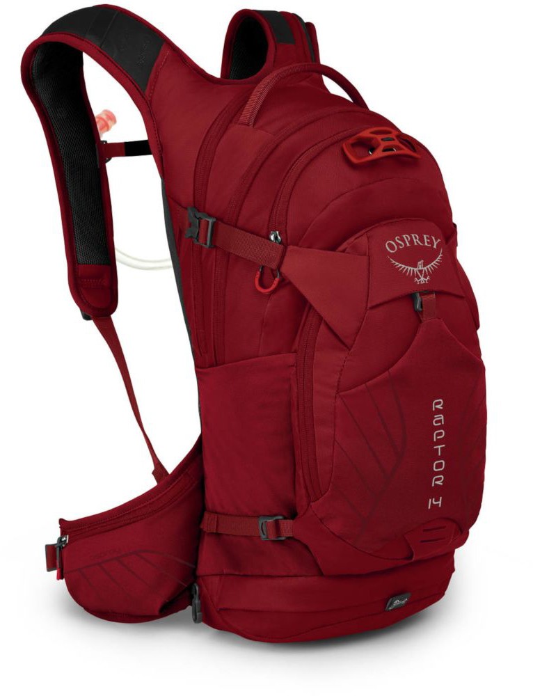 Червоний рюкзак Osprey Raptor 14 Wildfire Red