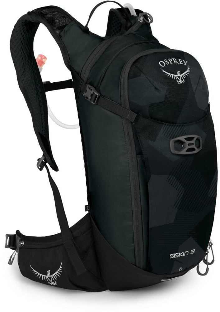 Рюкзак с поясным ремнем Osprey Siskin 12 (без питьевой системы) Obsidian Black