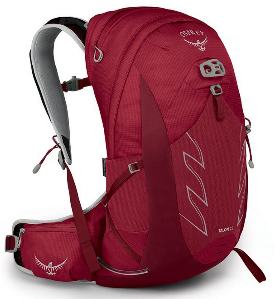 Туристический рюкзак с поясным ремнем Osprey Talon 22 Cosmic Red - L/XL