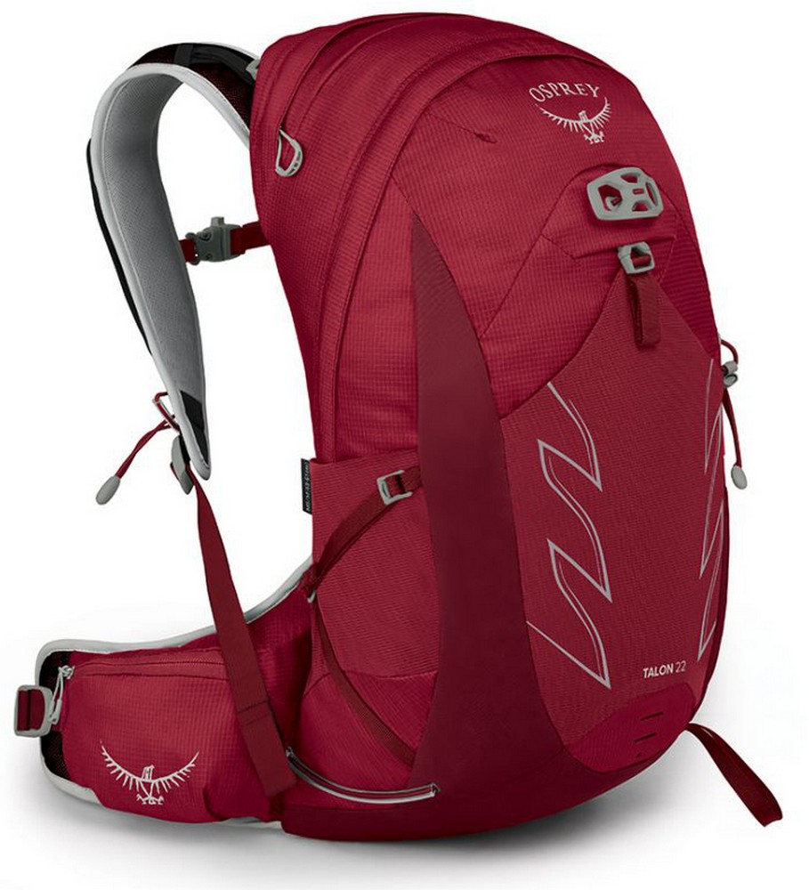 Туристический рюкзак с поясным ремнем Osprey Talon 22 Cosmic Red - S/M