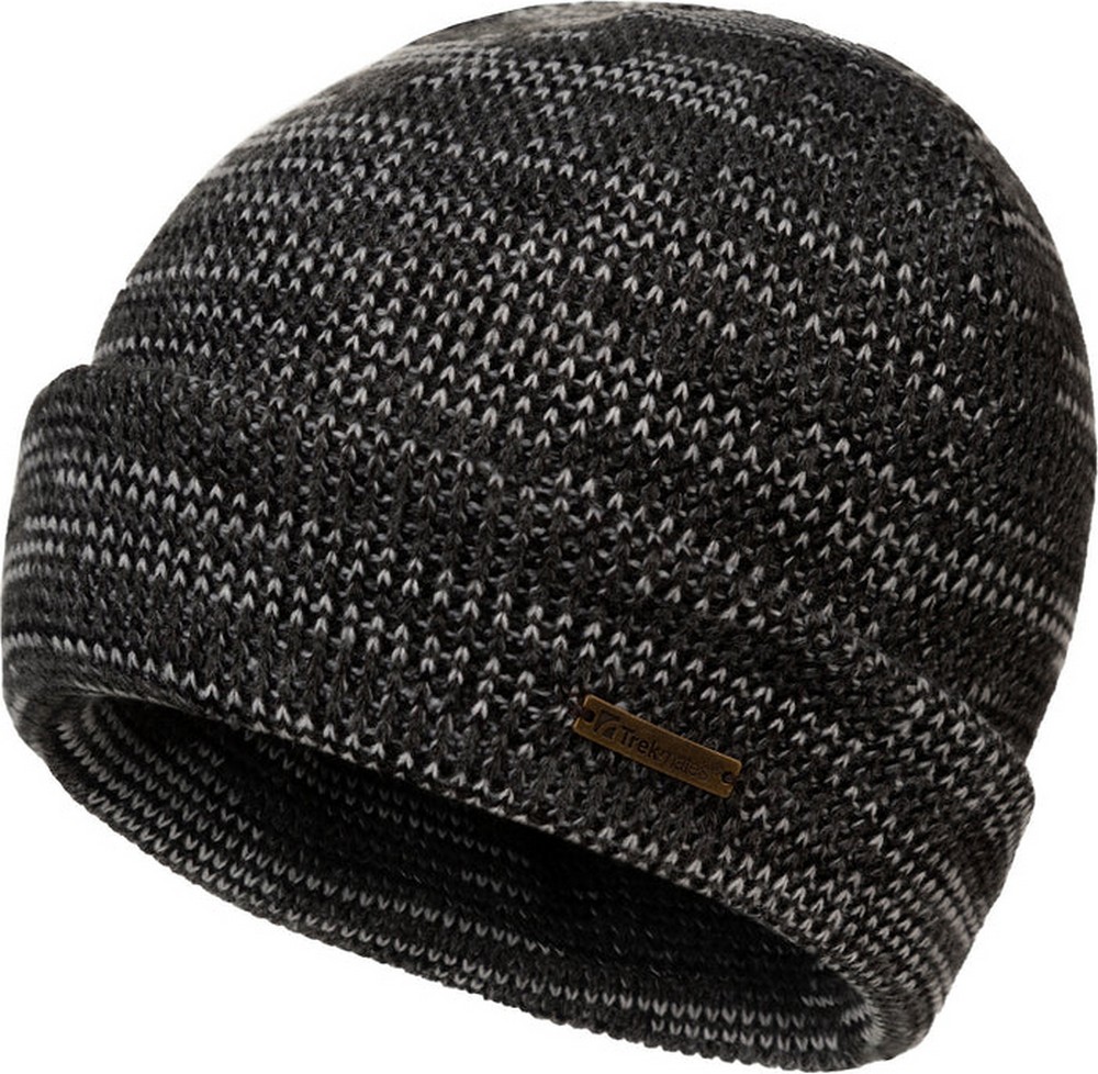 Мужская шапка Trekmates Logan Knit Hat Dark Grey Marl